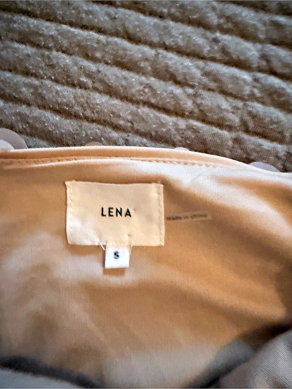 LENA Sequin Mini Skirt in Gold Size Small - Picture 2 of 3